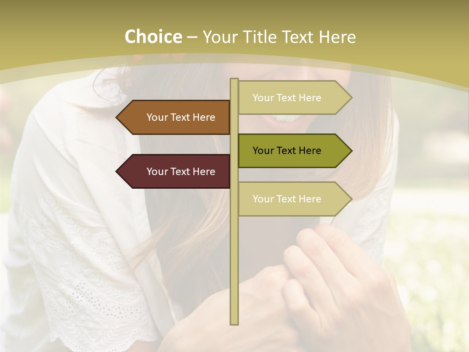 Beautiful Vertical Fashion PowerPoint Template