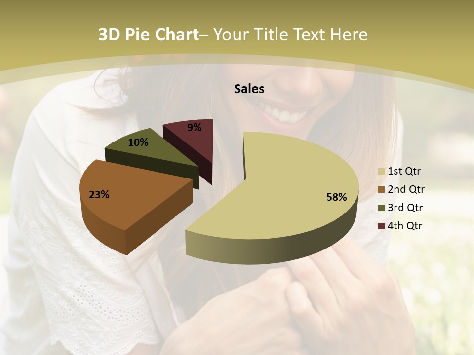 Beautiful Vertical Fashion PowerPoint Template