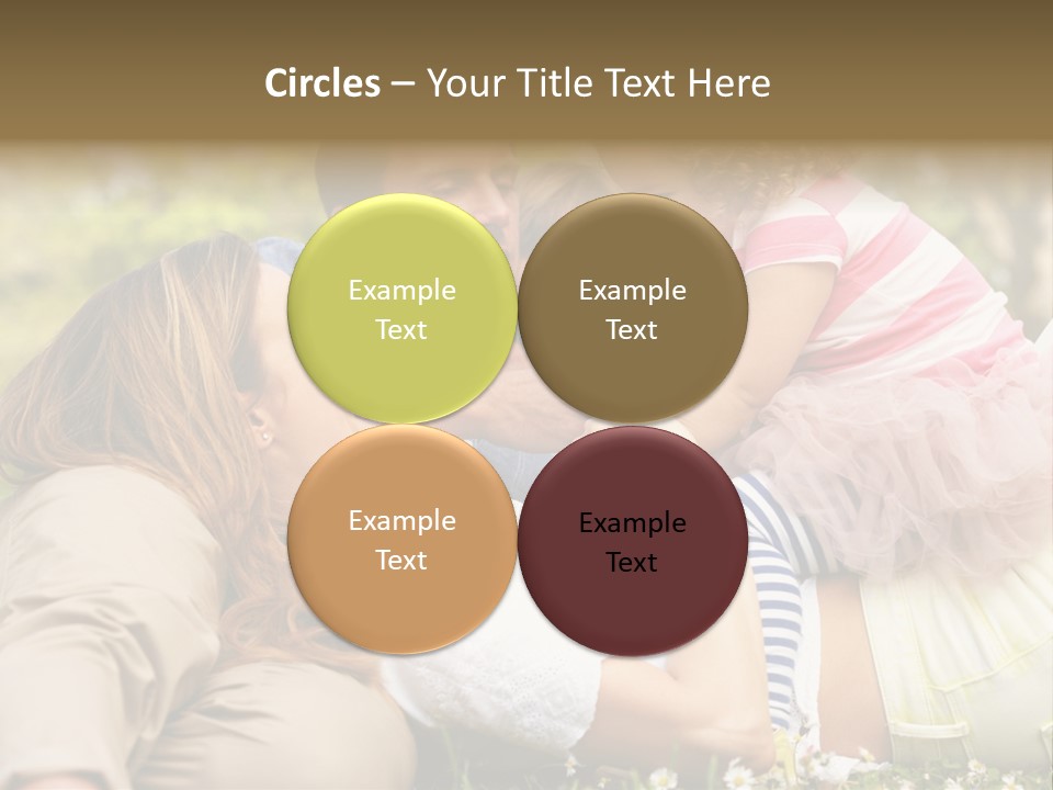 Summer Family Field PowerPoint Template