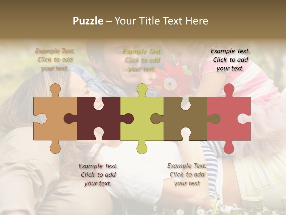 Summer Family Field PowerPoint Template