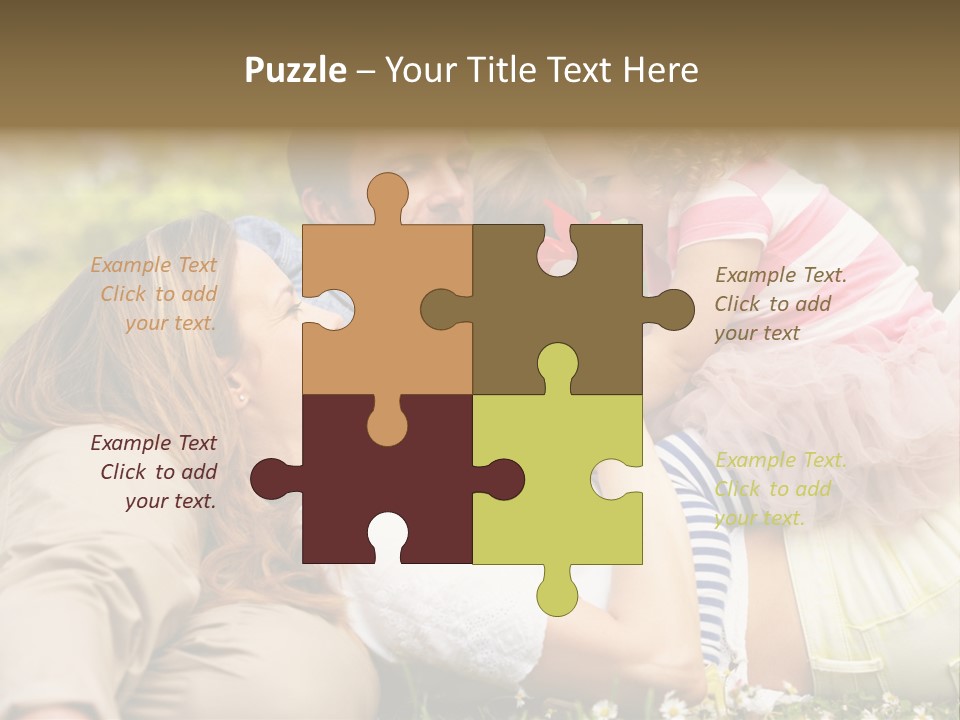 Summer Family Field PowerPoint Template