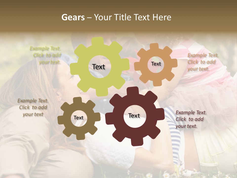 Summer Family Field PowerPoint Template