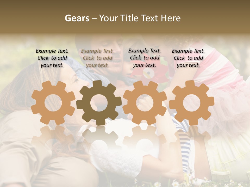 Summer Family Field PowerPoint Template
