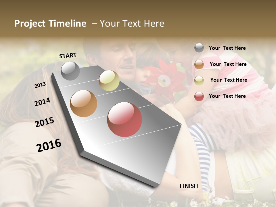 Summer Family Field PowerPoint Template