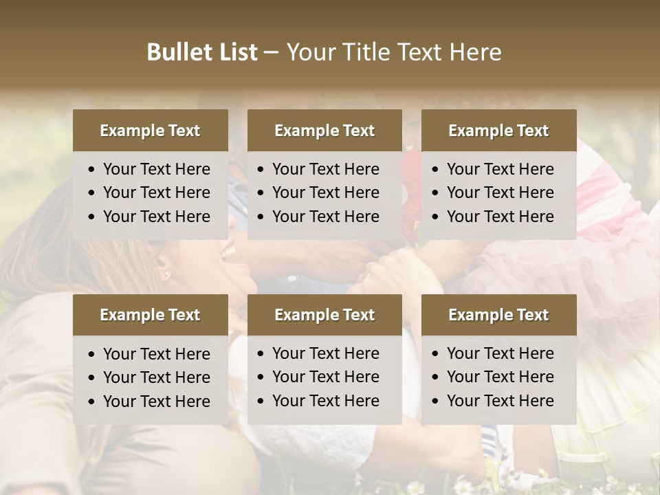 Summer Family Field PowerPoint Template