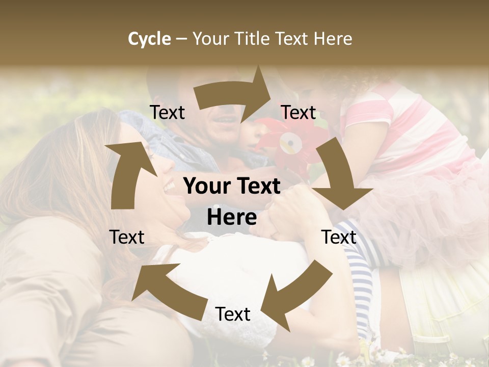 Summer Family Field PowerPoint Template