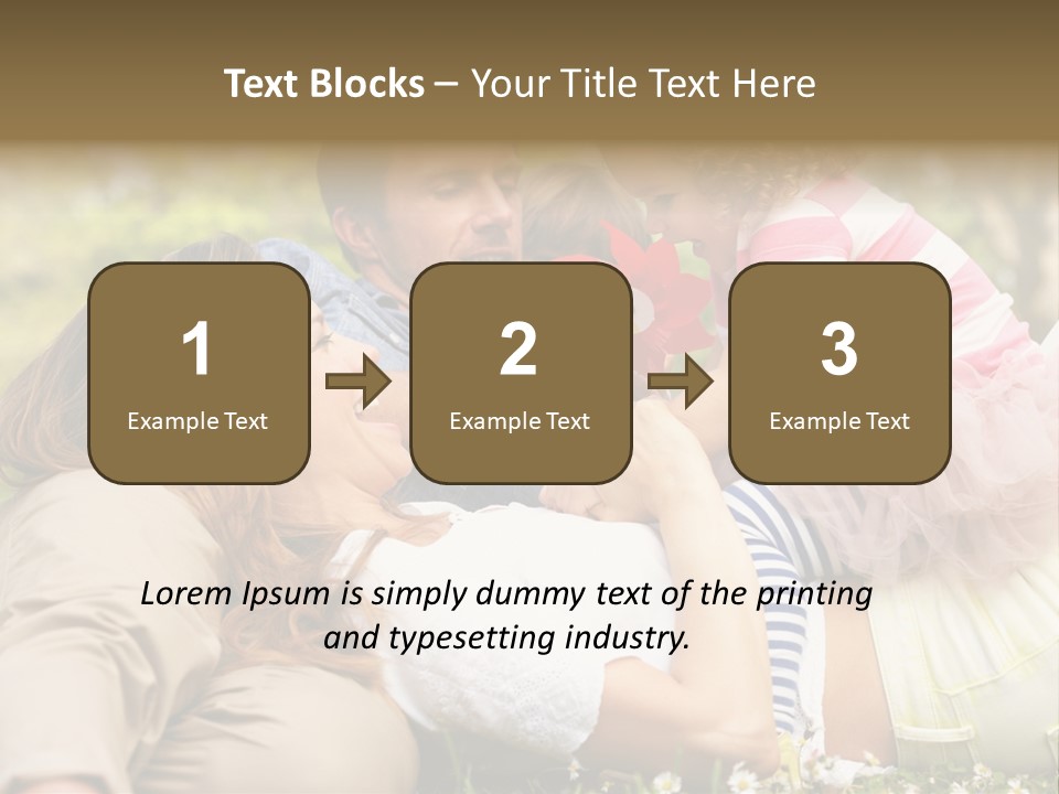 Summer Family Field PowerPoint Template