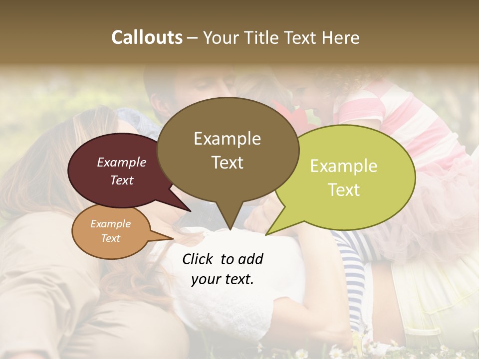 Summer Family Field PowerPoint Template