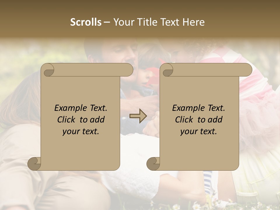 Summer Family Field PowerPoint Template