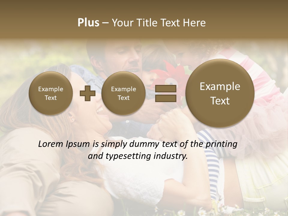 Summer Family Field PowerPoint Template