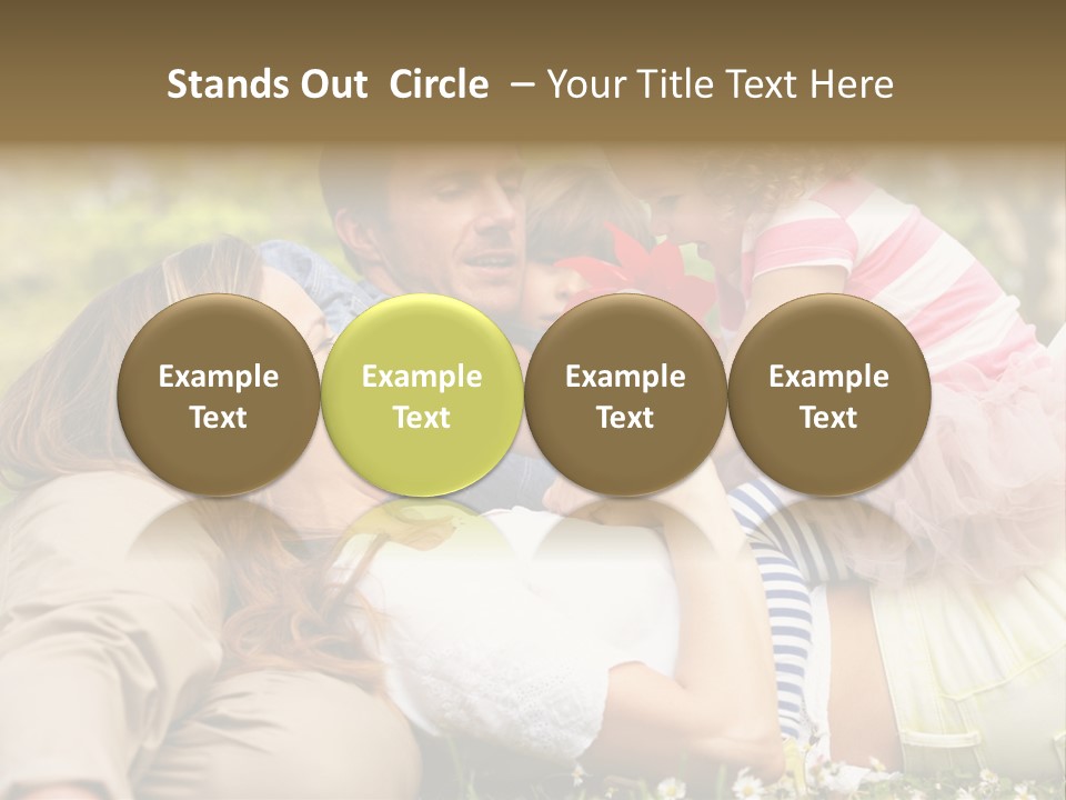 Summer Family Field PowerPoint Template