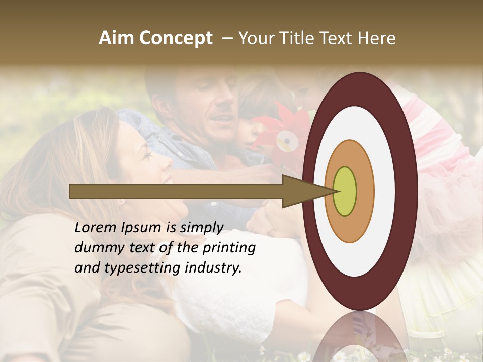 Summer Family Field PowerPoint Template