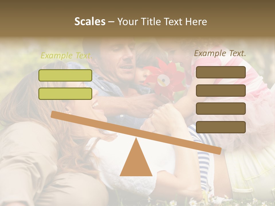 Summer Family Field PowerPoint Template