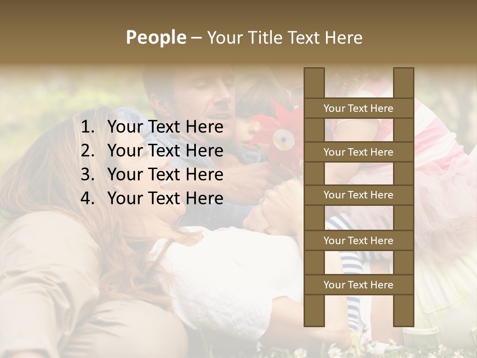 Summer Family Field PowerPoint Template