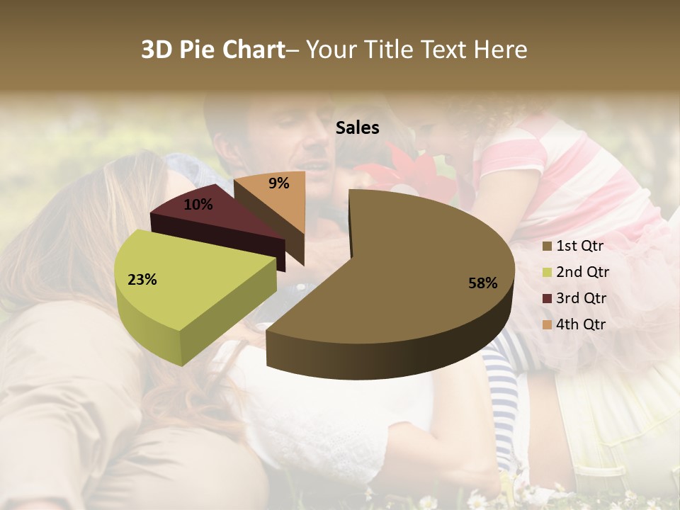 Summer Family Field PowerPoint Template