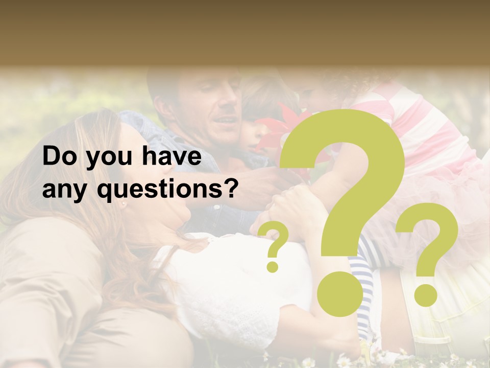 Summer Family Field PowerPoint Template