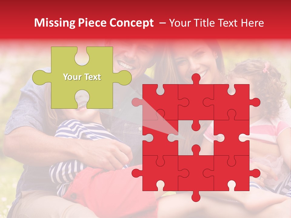 Four People Field Nature PowerPoint Template