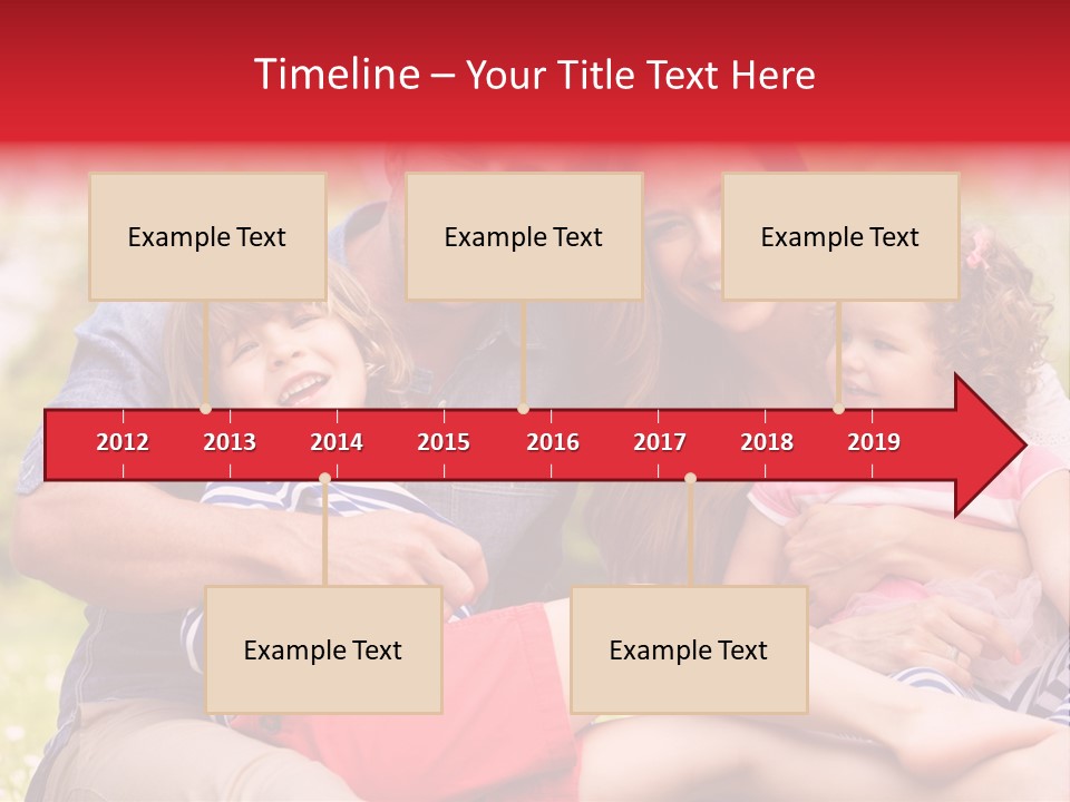 Four People Field Nature PowerPoint Template