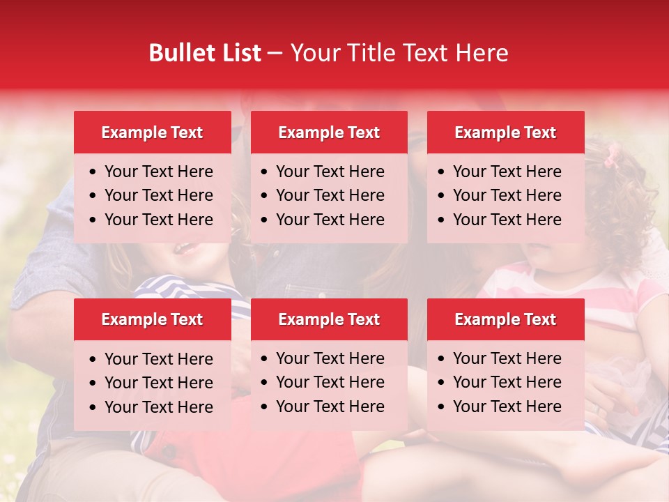 Four People Field Nature PowerPoint Template