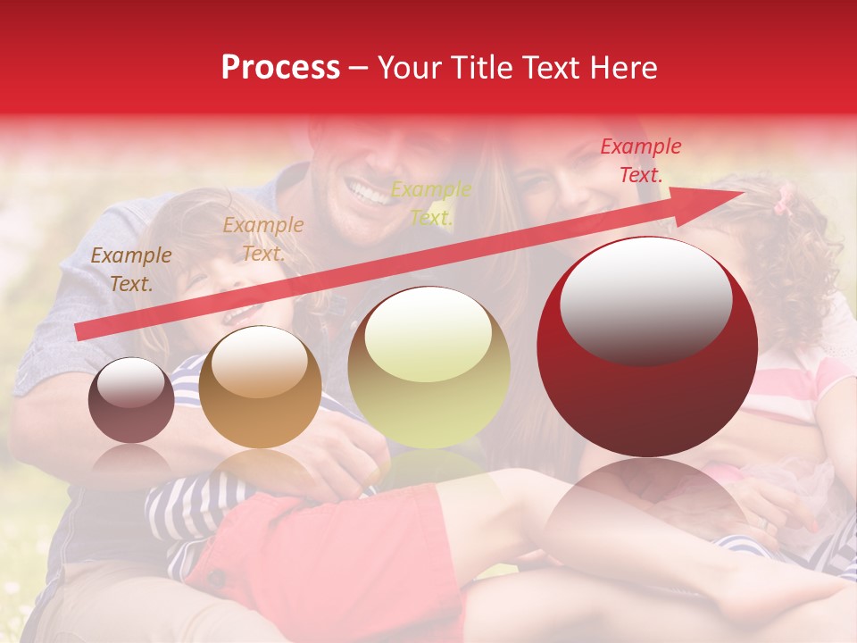 Four People Field Nature PowerPoint Template