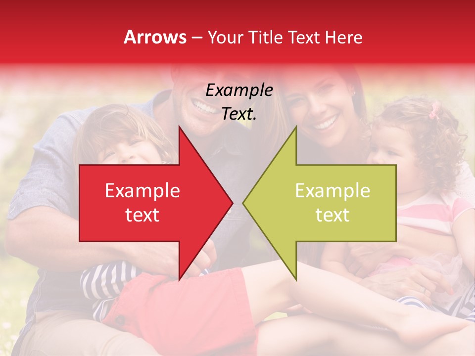 Four People Field Nature PowerPoint Template