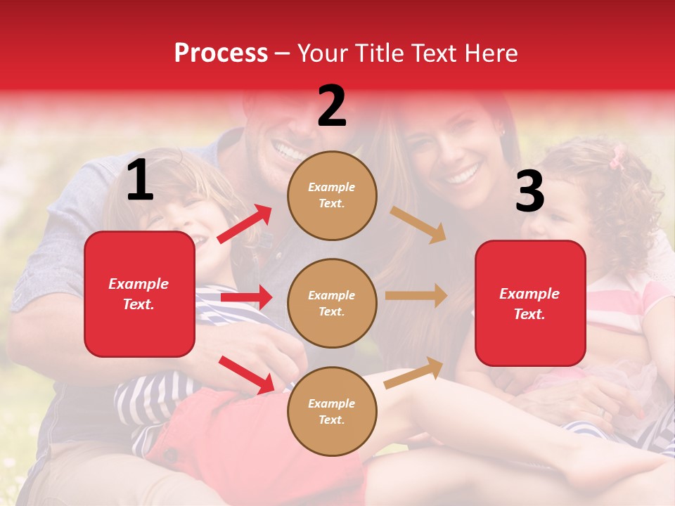 Four People Field Nature PowerPoint Template