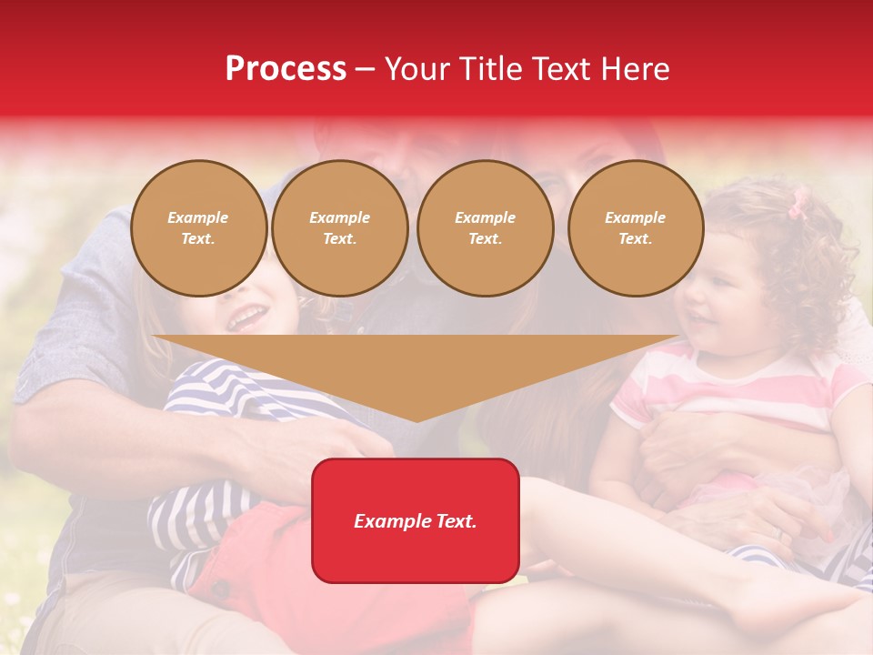 Four People Field Nature PowerPoint Template