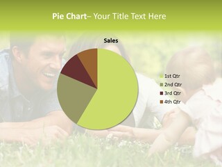 Female Horizontal Garden PowerPoint Template