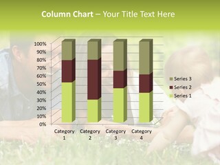 Female Horizontal Garden PowerPoint Template