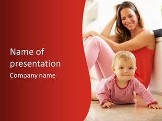 Indoor At Home Daughter PowerPoint Template