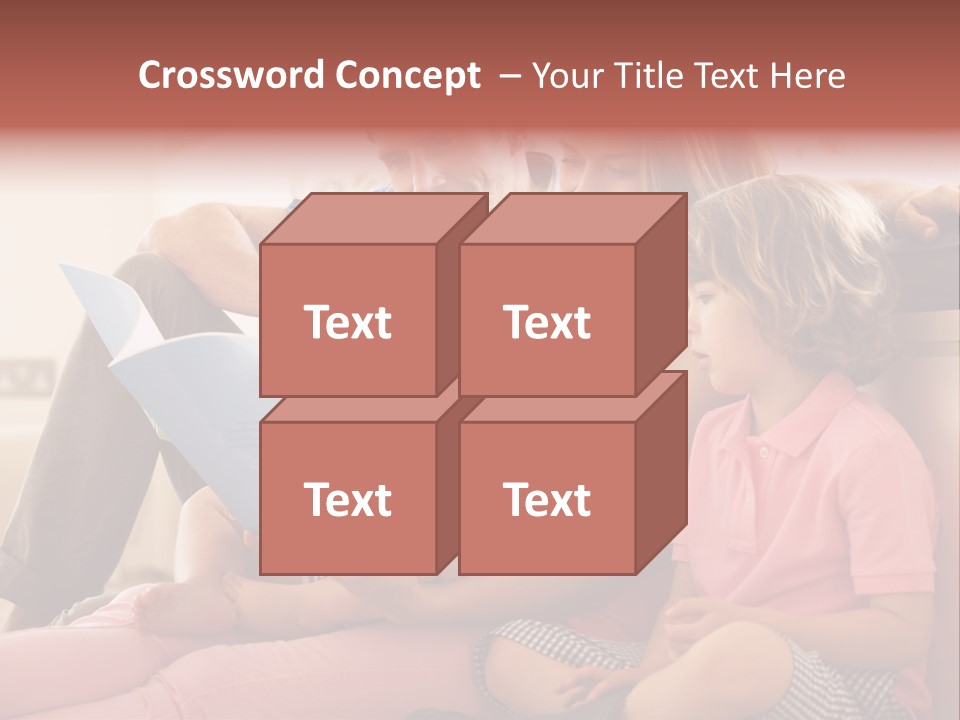 Children Girl Mother PowerPoint Template