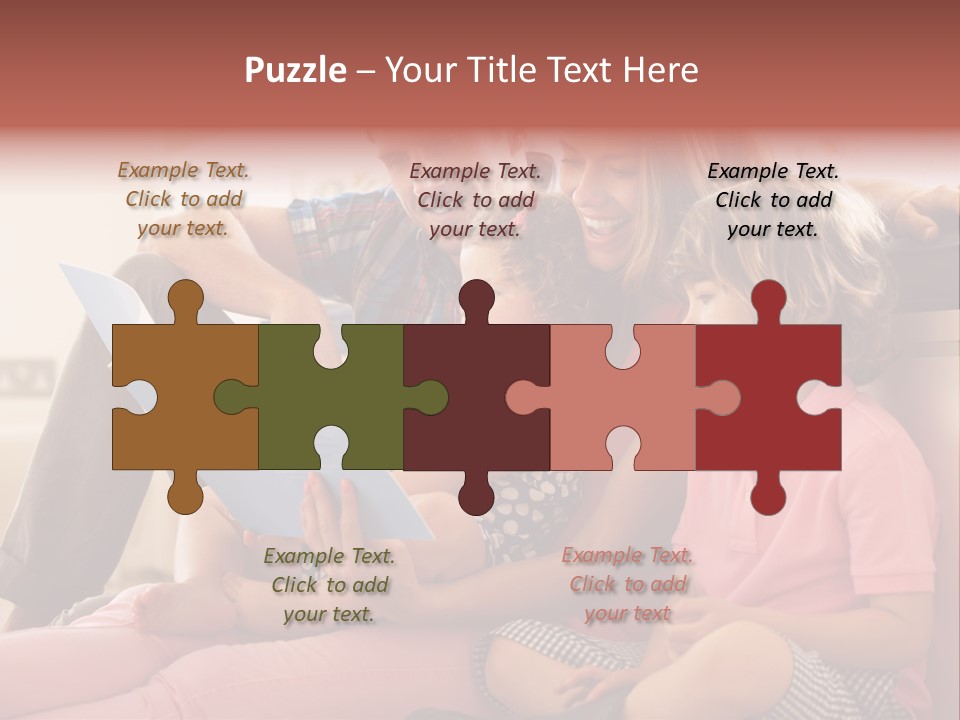 Children Girl Mother PowerPoint Template