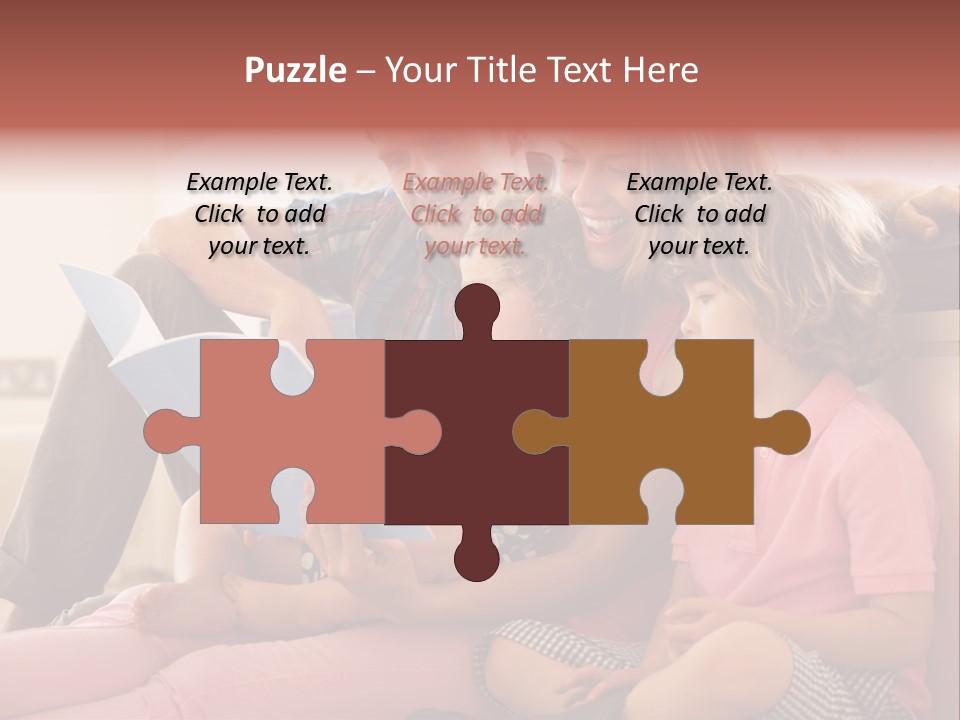 Children Girl Mother PowerPoint Template