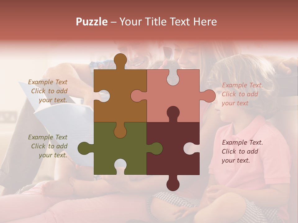 Children Girl Mother PowerPoint Template