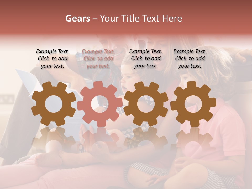Children Girl Mother PowerPoint Template