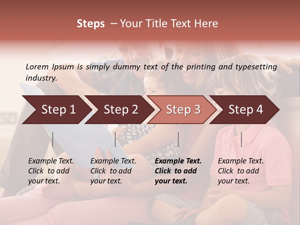 Children Girl Mother PowerPoint Template