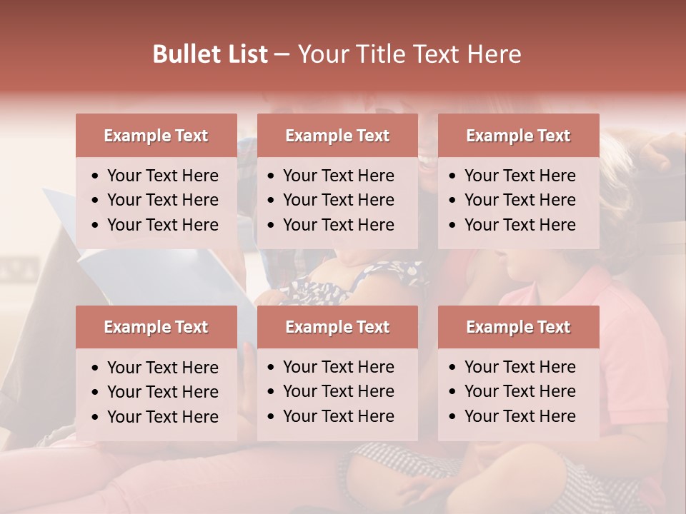 Children Girl Mother PowerPoint Template