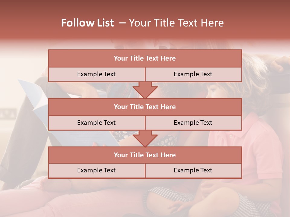 Children Girl Mother PowerPoint Template