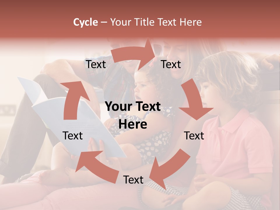 Children Girl Mother PowerPoint Template