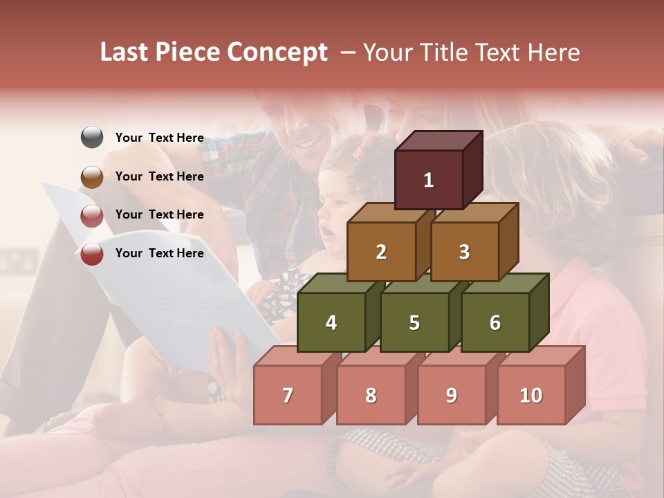 Children Girl Mother PowerPoint Template