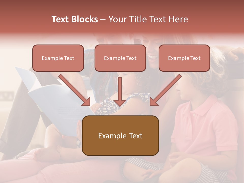 Children Girl Mother PowerPoint Template