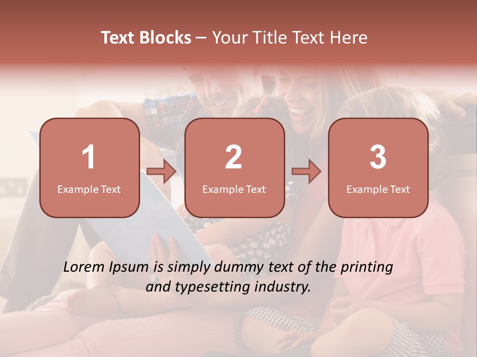 Children Girl Mother PowerPoint Template