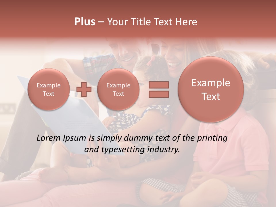 Children Girl Mother PowerPoint Template