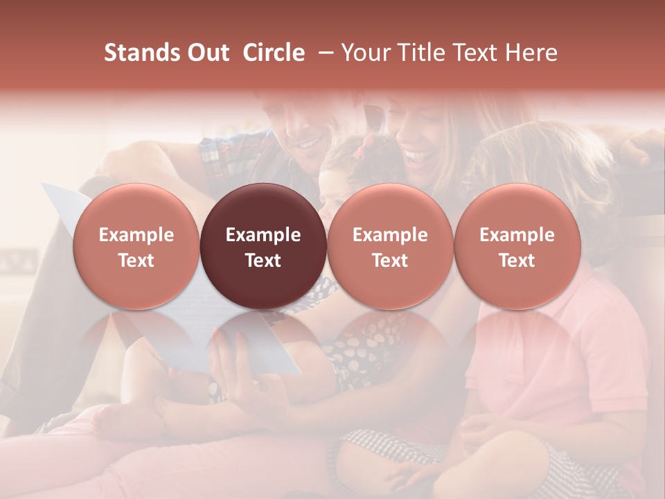 Children Girl Mother PowerPoint Template