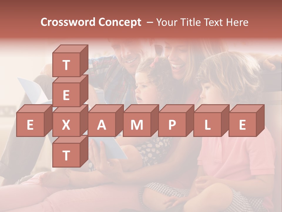 Children Girl Mother PowerPoint Template