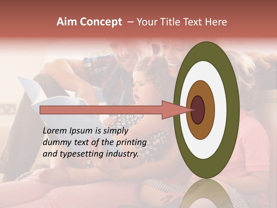 Children Girl Mother PowerPoint Template