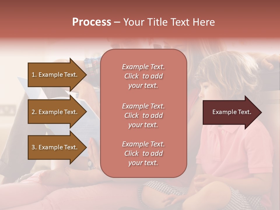 Children Girl Mother PowerPoint Template
