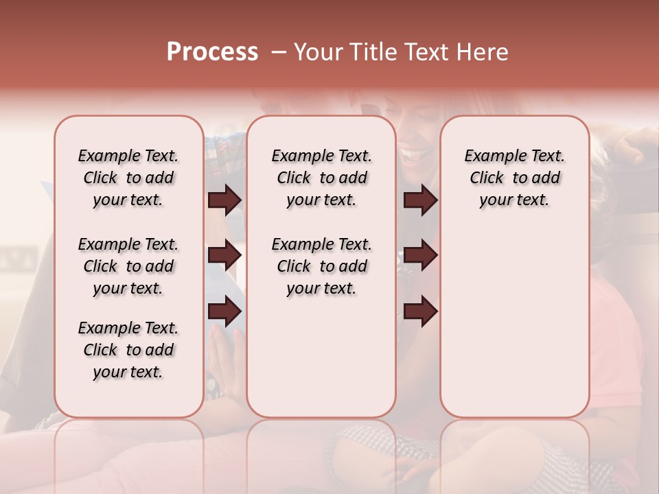 Children Girl Mother PowerPoint Template