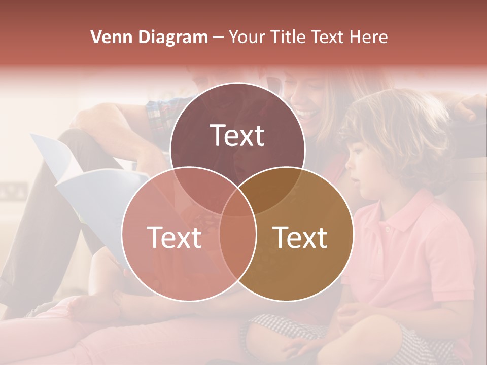 Children Girl Mother PowerPoint Template