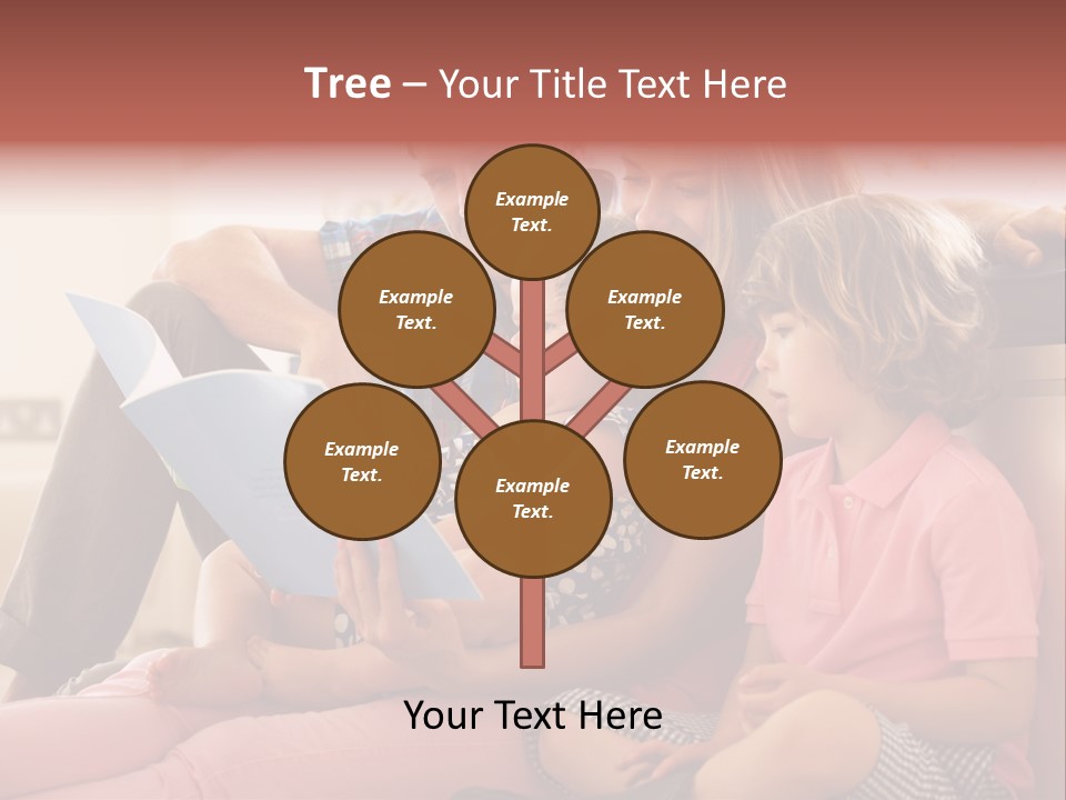 Children Girl Mother PowerPoint Template